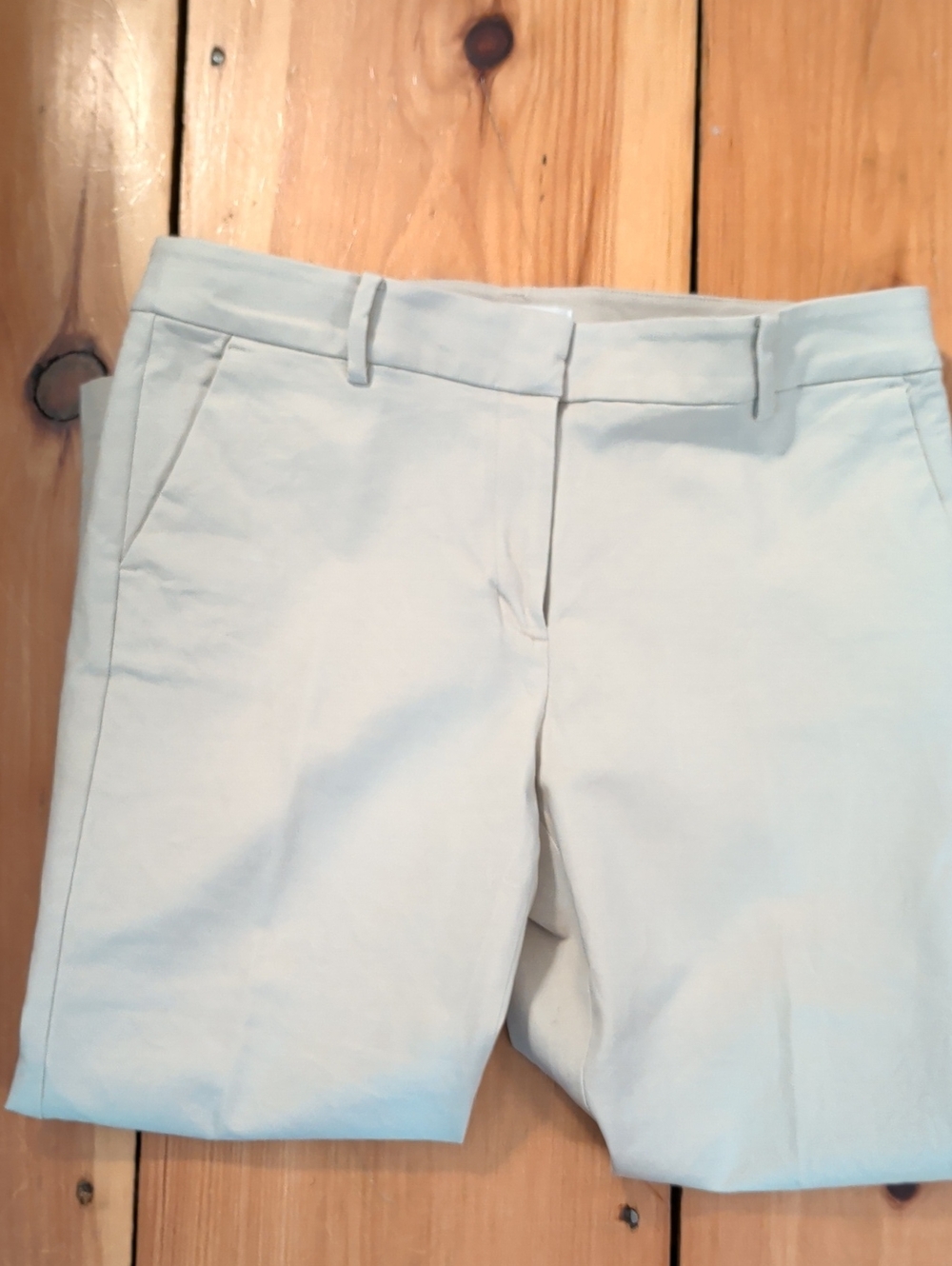 LOFT Women's Light beige Riviera Slim Pant